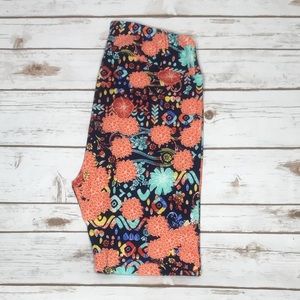 LuLaRoe Floral Tall & Curvy TC Leggings